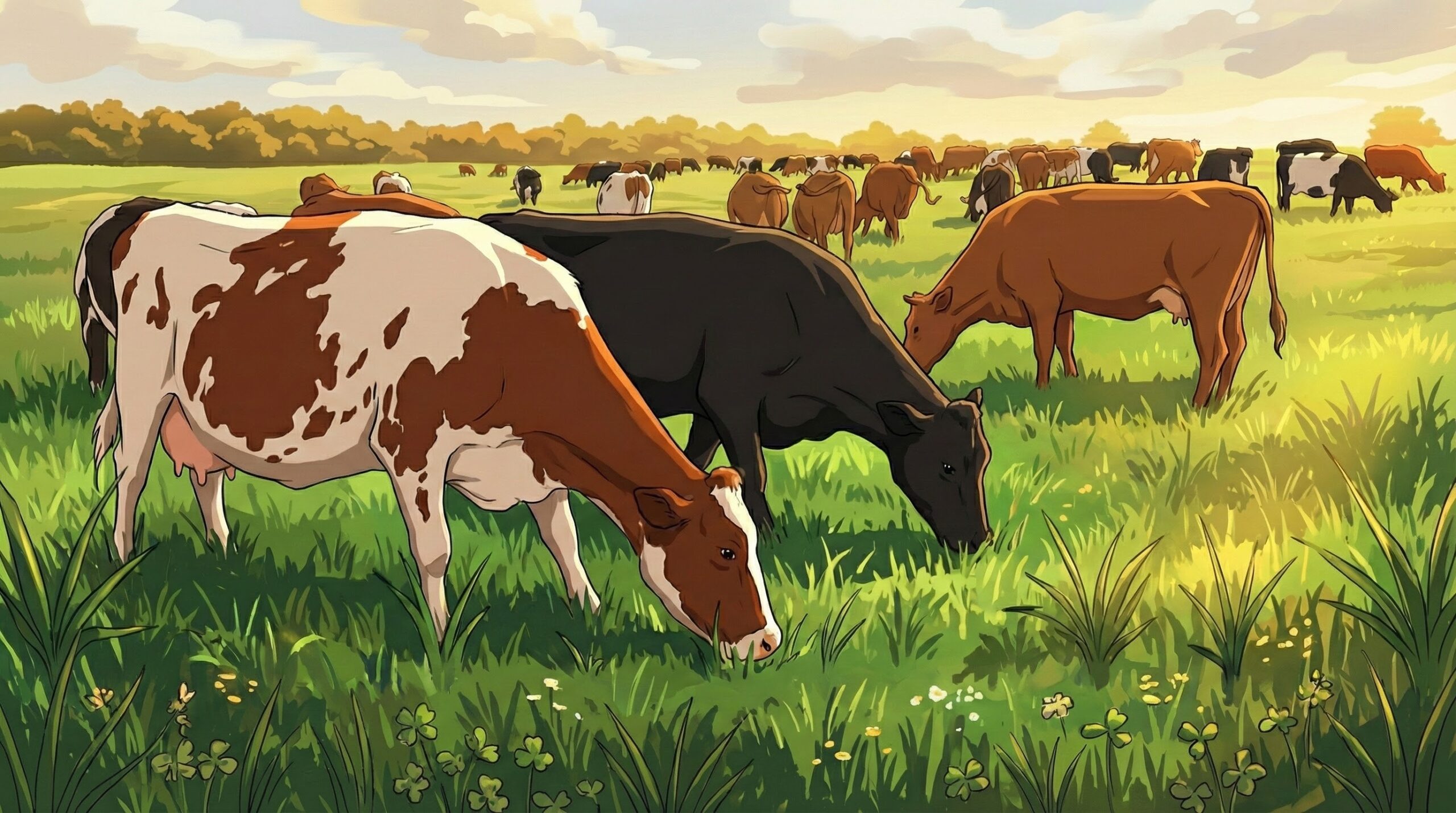 grassland cows
